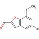 5-Bromo-7-ethyl-2-formyl-benzofuran (CAS 137206-73-6) - chemical structure image