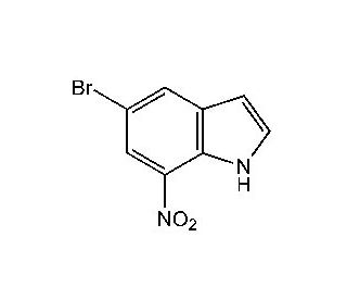 5-Bromo-7-nitroindole (CAS 165669-16-9) - chemical structure image