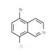 5-Bromo-8-chloroisoquinoline (CAS 956003-79-5) - chemical structure image