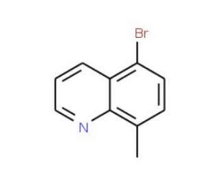 5-Bromo-8-methylquinoline (CAS 74316-55-5) - chemical structure image