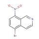 5-Bromo-8-nitroisoquinoline (CAS 63927-23-1) - chemical structure image