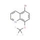 5-Bromo-8-trifluoromethoxyquinoline (CAS 1065074-23-8) - chemical structure image