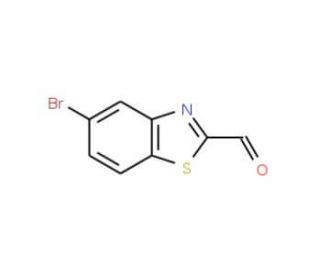 5-Bromo-benzothiazole-2-carbaldehyde (CAS 885279-64-1) - chemical structure image