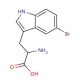 5-Bromo-DL-tryptophan (CAS 6548-09-0) - chemical structure image