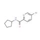 5-Bromo-N-cyclopentylpicolinamide (CAS 845305-91-1) - chemical structure image