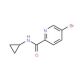 5-Bromo-N-cyclopropylpicolinamide (CAS 638219-77-9) - chemical structure image