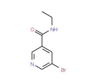 5-Bromo-N-ethylnicotinamide (CAS 173999-48-9) - chemical structure image