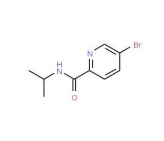 5-Bromo-N-isopropylpicolinamide (CAS 845305-90-0) - chemical structure image