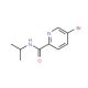 5-Bromo-N-isopropylpicolinamide (CAS 845305-90-0) - chemical structure image