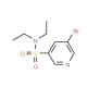5-Bromo-N,N-diethylpyridine-3-sulphonamide (CAS 62009-37-4) - chemical structure image