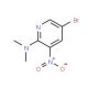 5-Bromo-N,N-dimethyl-3-nitropyridin-2-amine (CAS 1040682-46-9) - chemical structure image