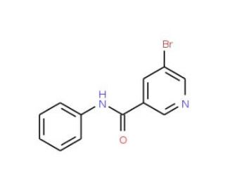 5-Bromo-N-phenylnicotinamide (CAS 313562-28-6) - chemical structure image