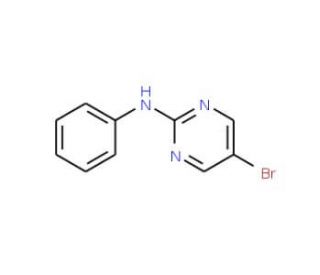 5-Bromo-N-phenylpyrimidin-2-amine (CAS 886365-88-4) - chemical structure image