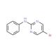 5-Bromo-N-phenylpyrimidin-2-amine (CAS 886365-88-4) - chemical structure image