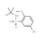 5-Bromo-N-tert-butyl-2-methoxybenzenesulphonamide (CAS 871269-15-7) - chemical structure image