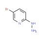 (5-Bromo-pyridin-2-yl)-hydrazine (CAS 77992-44-0) - chemical structure image