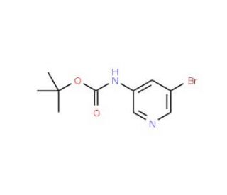 (5-Bromo-pyridin-3-yl)-carbamic acidtert-butyl ester (CAS 361550-43-8) - chemical structure image