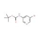 (5-Bromo-pyridin-3-yl)-carbamic acidtert-butyl ester (CAS 361550-43-8) - chemical structure image