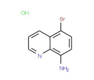 5-Bromo-quinolin-8-ylamine hydrochloride (CAS 297760-76-0) - chemical structure image