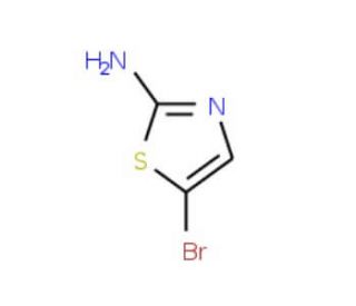 5-Bromo-thiazol-2-ylamine (CAS 3034-22-8) - chemical structure image