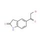 5-(Bromoacetyl)-1,3-dihydro-2H-indol-2-one (CAS 105316-98-1) - chemical structure image