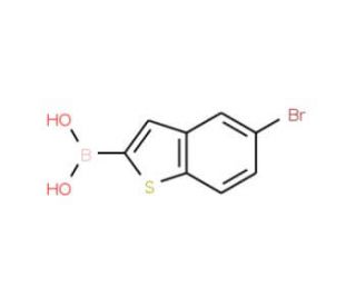 5-Bromobenzo[b]thiophene-2-boronic acid (CAS 884010-25-7) - chemical structure image