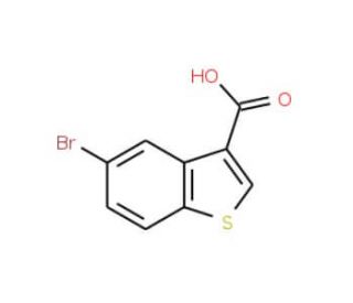 5-Bromobenzo[b]thiophene-3-carboxylic acid (CAS 7312-24-5) - chemical structure image