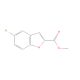 5-Bromobenzofuran-2-carboxylic Acid Methyl Ester (CAS 26028-36-4) - chemical structure image