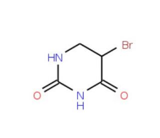 5-bromodihydropyrimidine-2,4(1H,3H)-dione (CAS 1193-76-6) - chemical structure image