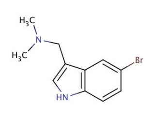 5-Bromogramine (CAS 830-93-3) - chemical structure image