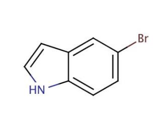 5-Bromoindole (CAS 10075-50-0) - chemical structure image