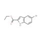 5-Bromoindole-2-carboxylic acid ethyl ester (CAS 16732-70-0) - chemical structure image