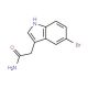 5-Bromoindole-3-acetamide (CAS 196081-79-5) - chemical structure image