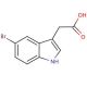5-Bromoindole-3-acetic acid (CAS 40432-84-6) - chemical structure image
