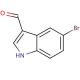 5-Bromoindole-3-carboxaldehyde (CAS 877-03-2) - chemical structure image