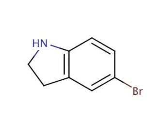 5-Bromoindoline (CAS 22190-33-6) - chemical structure image