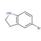 5-Bromoindoline (CAS 22190-33-6) - chemical structure image