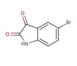 5-Bromoisatin (CAS 87-48-9) - chemical structure image