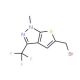 5-(Bromomethyl)-1-methyl-3-(trifluoromethyl)-1H-thieno[2,3-c]pyrazole - chemical structure image