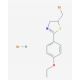 5-(bromomethyl)-2-(4-ethoxyphenyl)-4,5-dihydro-1,3-thiazole hydrobromide (CAS 1051941-60-6) - chemical structure image