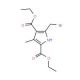 5-Bromomethyl-3-methyl-1H-pyrrole-2,4-dicarboxylic acid diethyl ester (CAS 57745-26-3) - chemical structure image