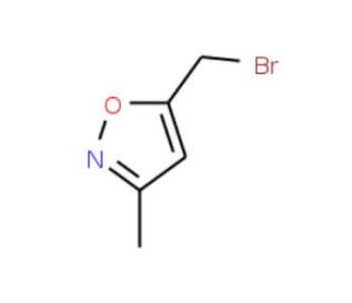 5-(Bromomethyl)-3-methylisoxazole (CAS 36958-61-9) - chemical structure image