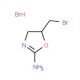 5-Bromomethyl-4,5-dihydro-oxazol-2-ylamine hydrobromide - chemical structure image