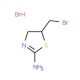 5-Bromomethyl-4,5-dihydro-thiazol-2-ylamine hydrobromide - chemical structure image