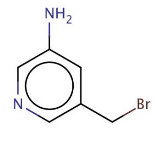 5-(bromomethyl)pyridin-3-amine - chemical structure image