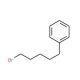 (5-Bromopent-1-yl)benzene (CAS 14469-83-1) - chemical structure image