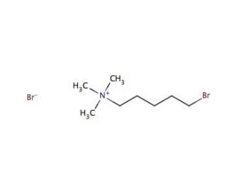 5-Bromopentyl-trimethylammonium Bromide (CAS 15008-33-0) - chemical structure image