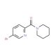 (5-Bromopicolinoyl)piperidine (CAS 934000-33-6) - chemical structure image