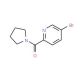 (5-Bromopyridin-2-yl)(pyrrolidin-1-yl)methanone (CAS 742085-70-7) - chemical structure image
