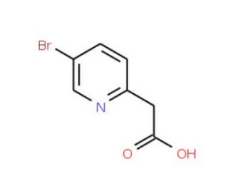 5-Bromopyridine-2-acetic acid (CAS 192642-85-6) - chemical structure image
